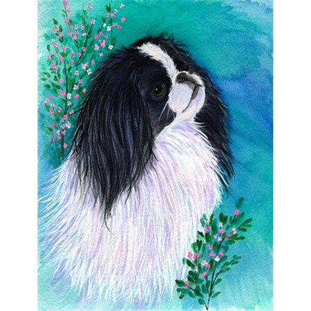 Carolines Treasures Japanese Chin Flag Canvas - House Size SS8134CHF